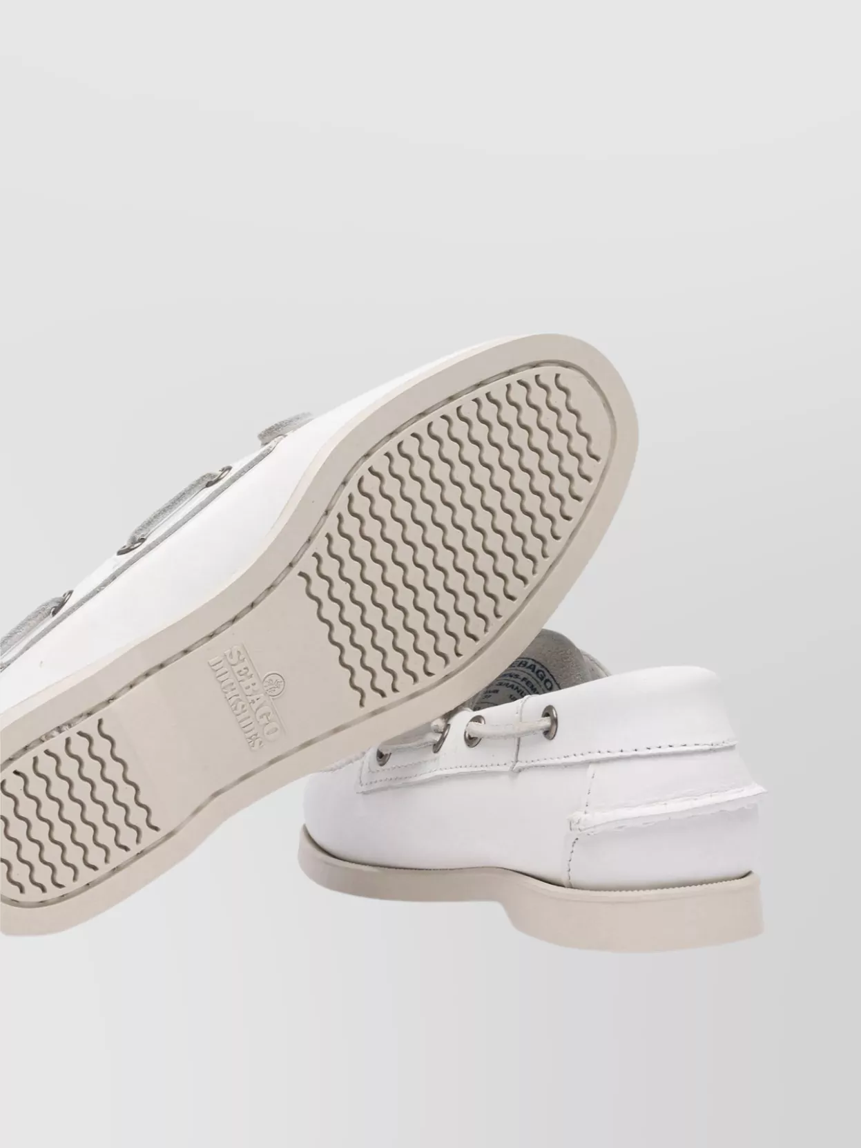 Sebago Slip-on Shoes With Rubber Sole And Metal Eyelets