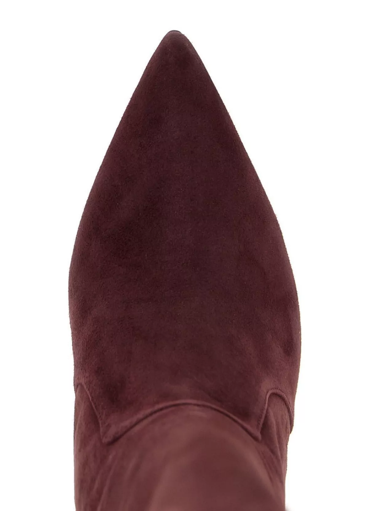 Stuart Weitzman Suede Finish Pointed Toe Ankle Boots