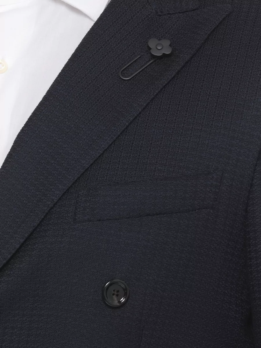 Lardini Cotton Double-Breasted Blazer