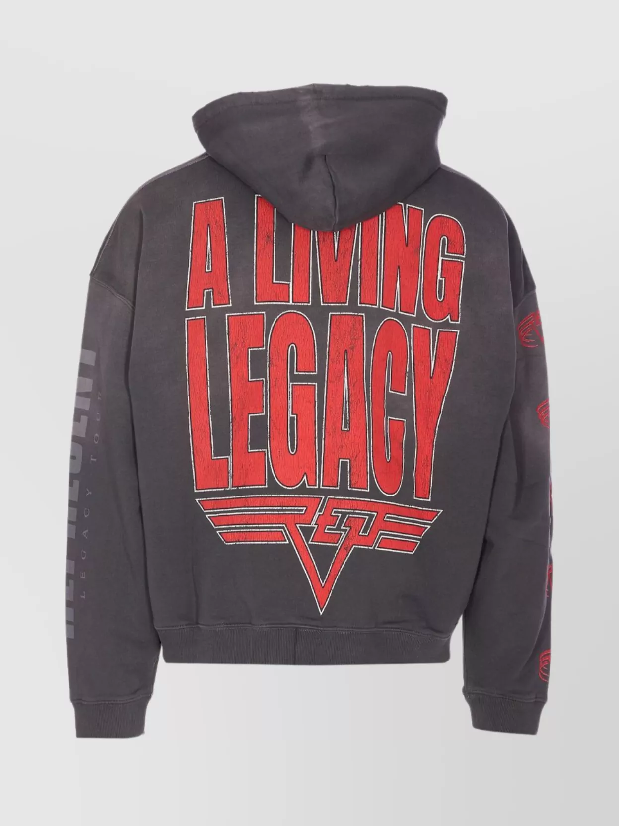 Represent Hooded Graphic Print Sweater And Pocket