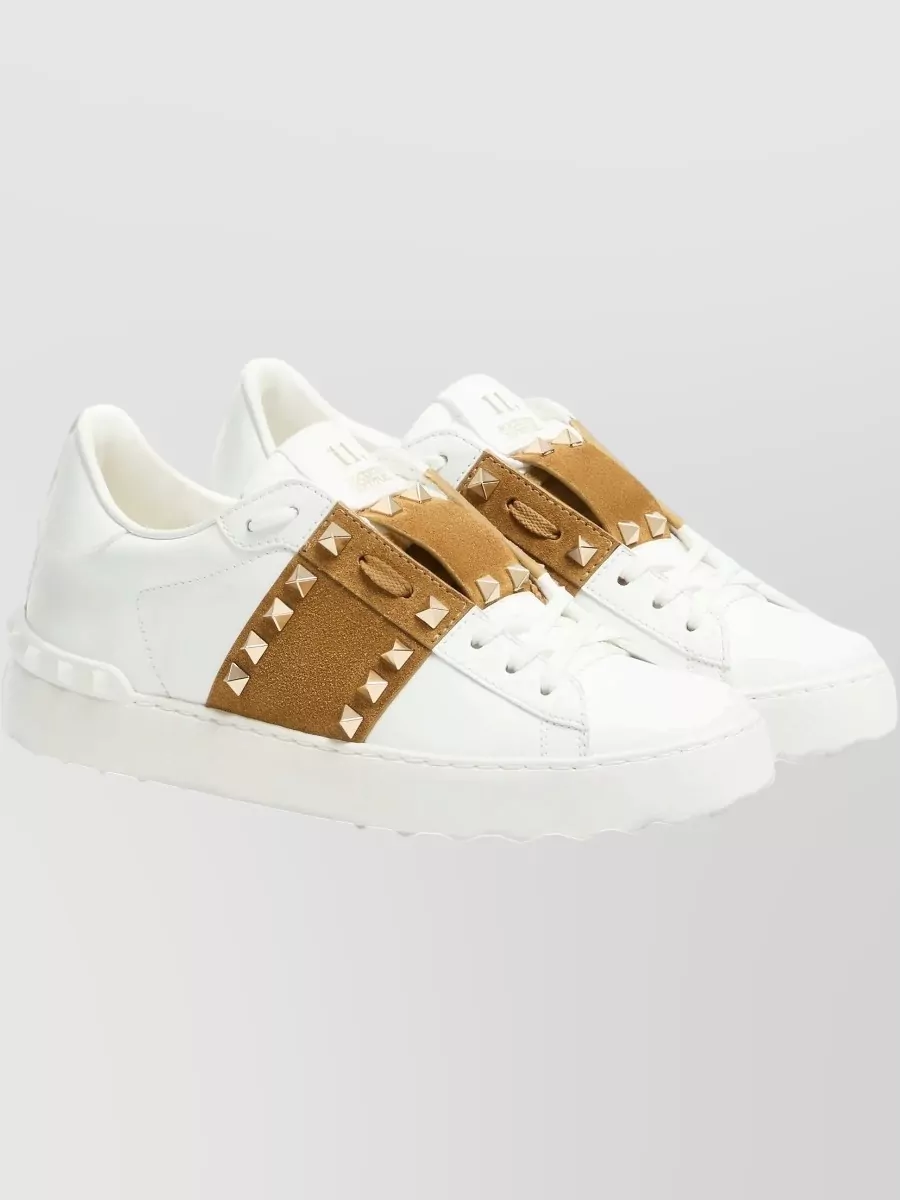 Valentino Leather Low-Top Sneakers
