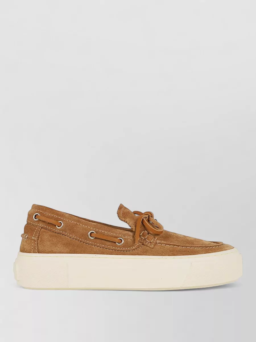 Hogan Leather Boat Loafers