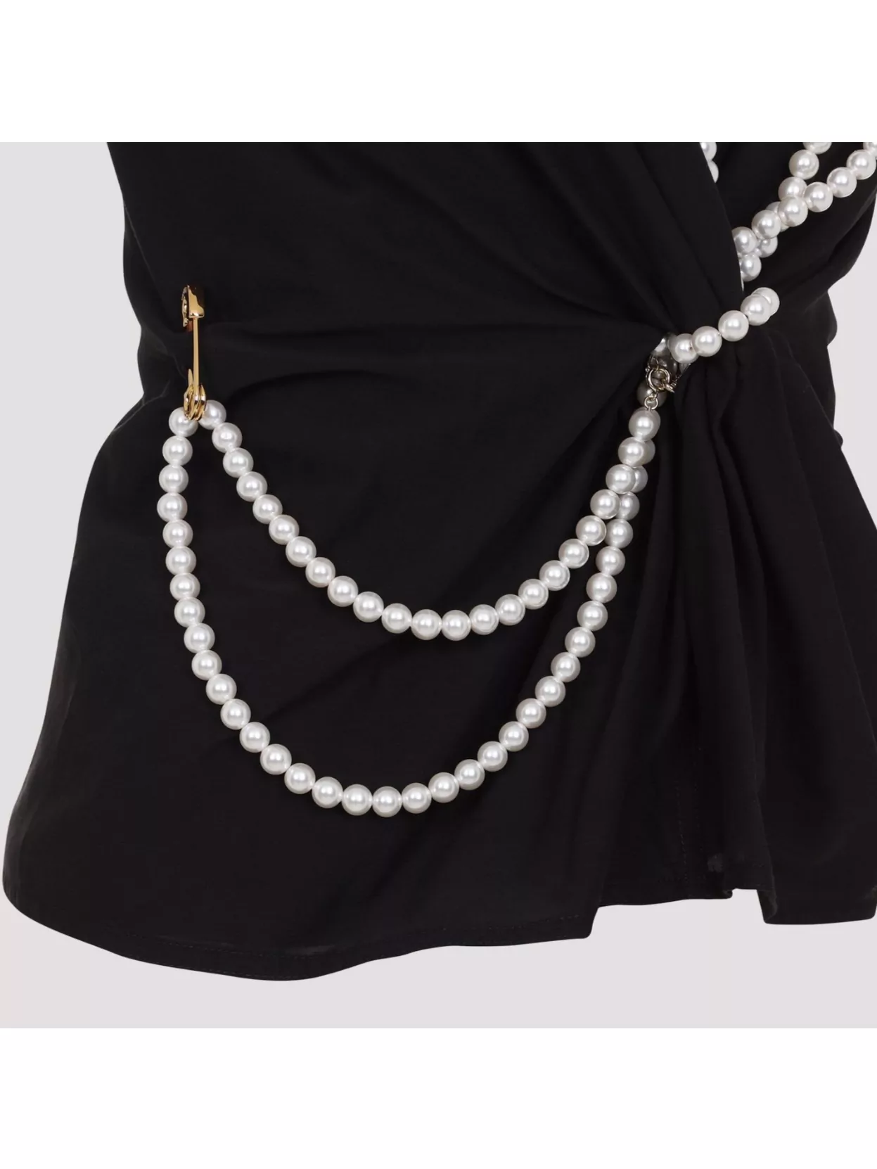 Shop Moschino Cotton And Silk Blend Top