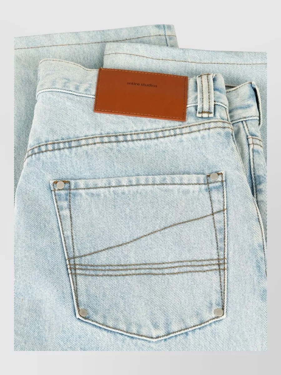 Entire Studios Denim Straight-Leg Jeans