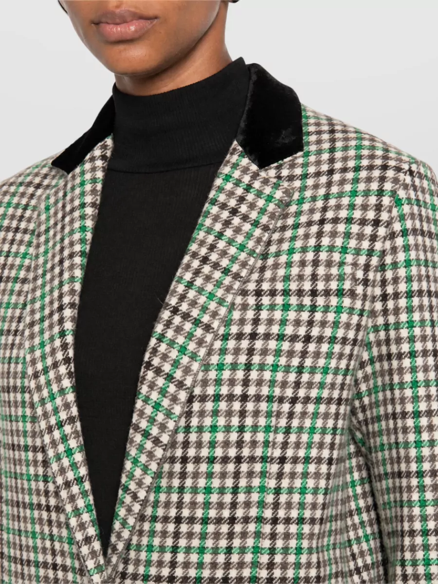 Forte Forte Checked Single-Breasted Suit Jacket