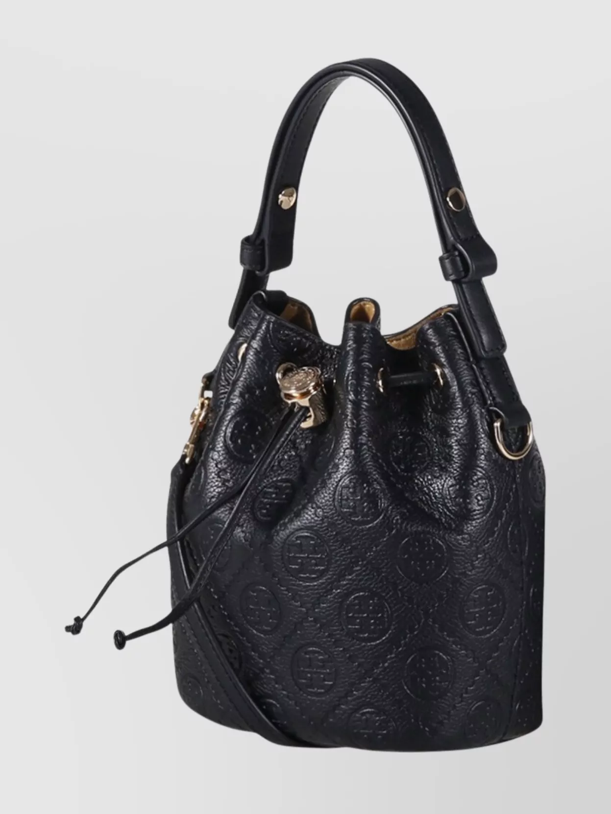 Tory Burch Mini Bucket Bag Monogram Design