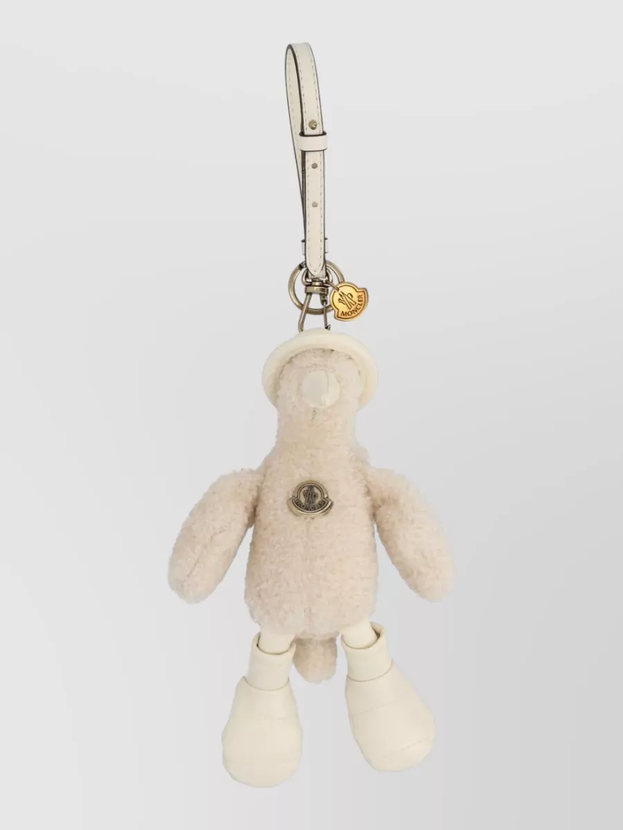 Moncler acrylic cotton keychain