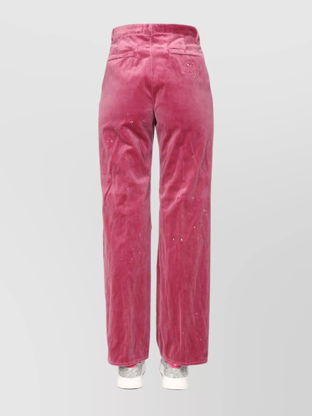 Dsquared2 Sequin Velvet Trousers Belt Loops