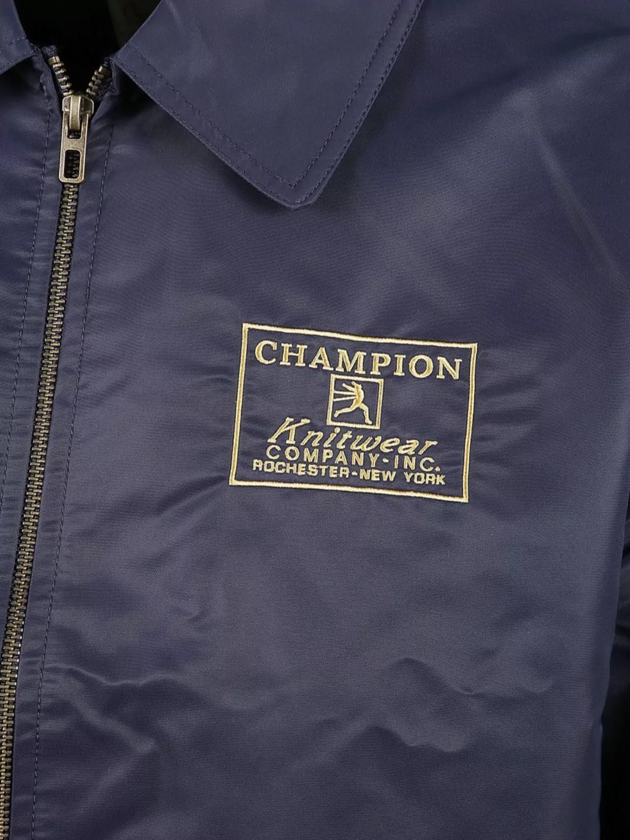 Champion Signature Logo Jacket Featuring Back Print