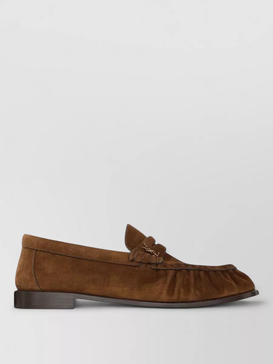 Saint Laurent Suede Le Loafer Loafers