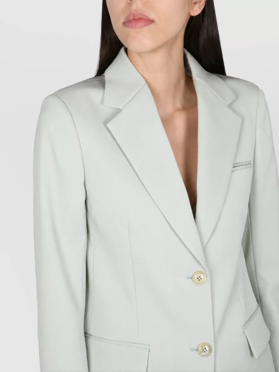 Lanvin Virgin Wool Single-Breasted Blazer