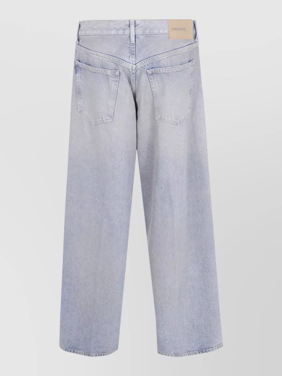 Haikure Bethany Ziggy Blue Straight-Leg Jeans