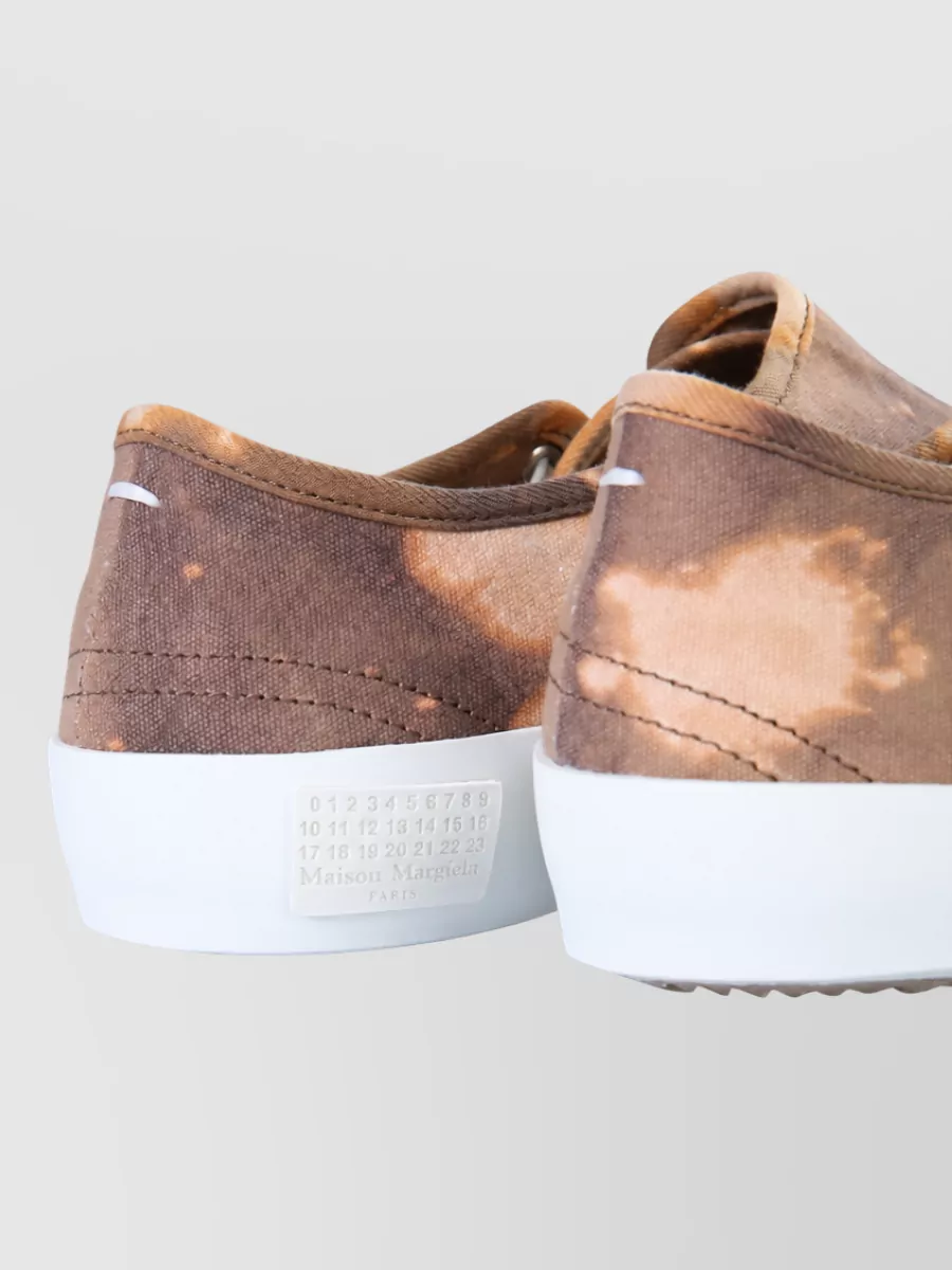 Maison Margiela Cotton Lace-Up Sneakers
