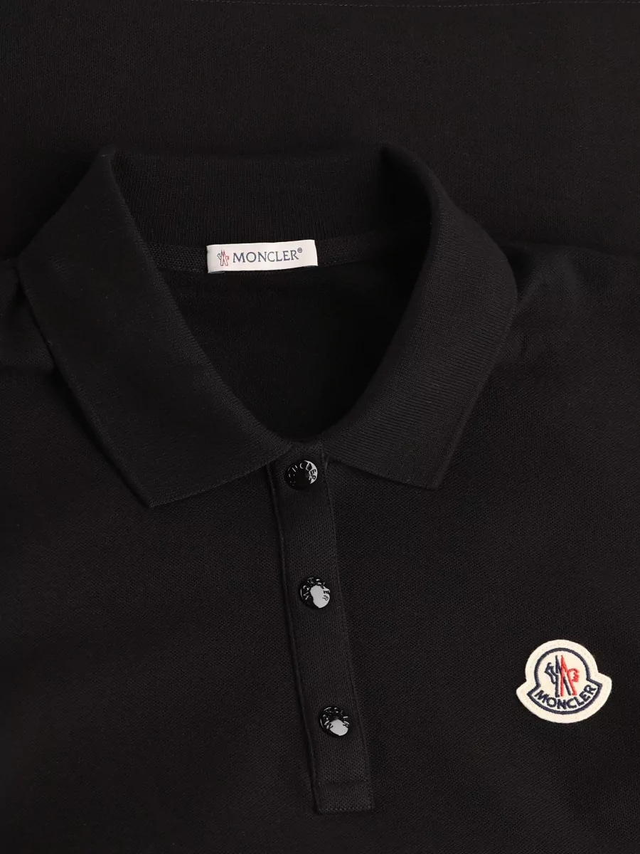 Moncler Cotton Short-Sleeve Polo Shirt
