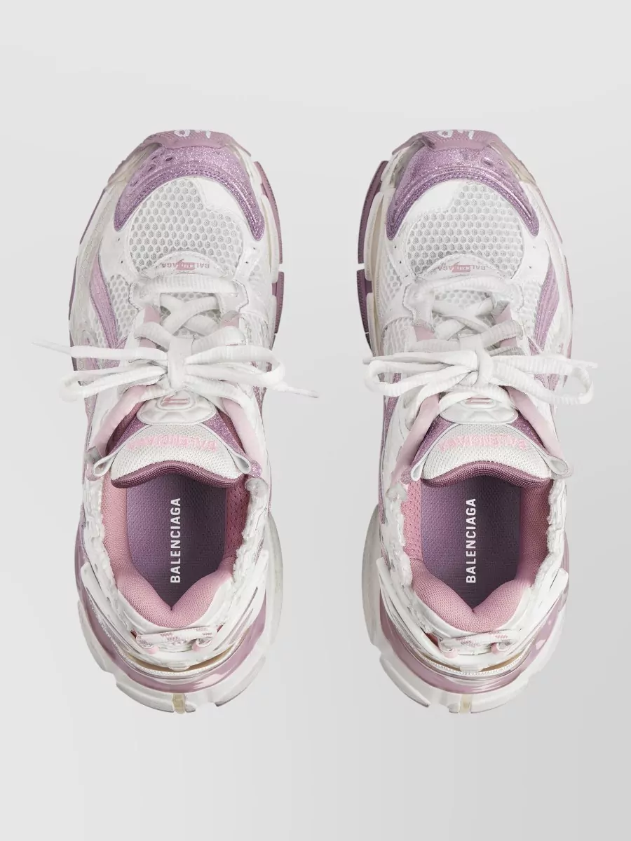 Balenciaga Glitter Low-Top Sneakers