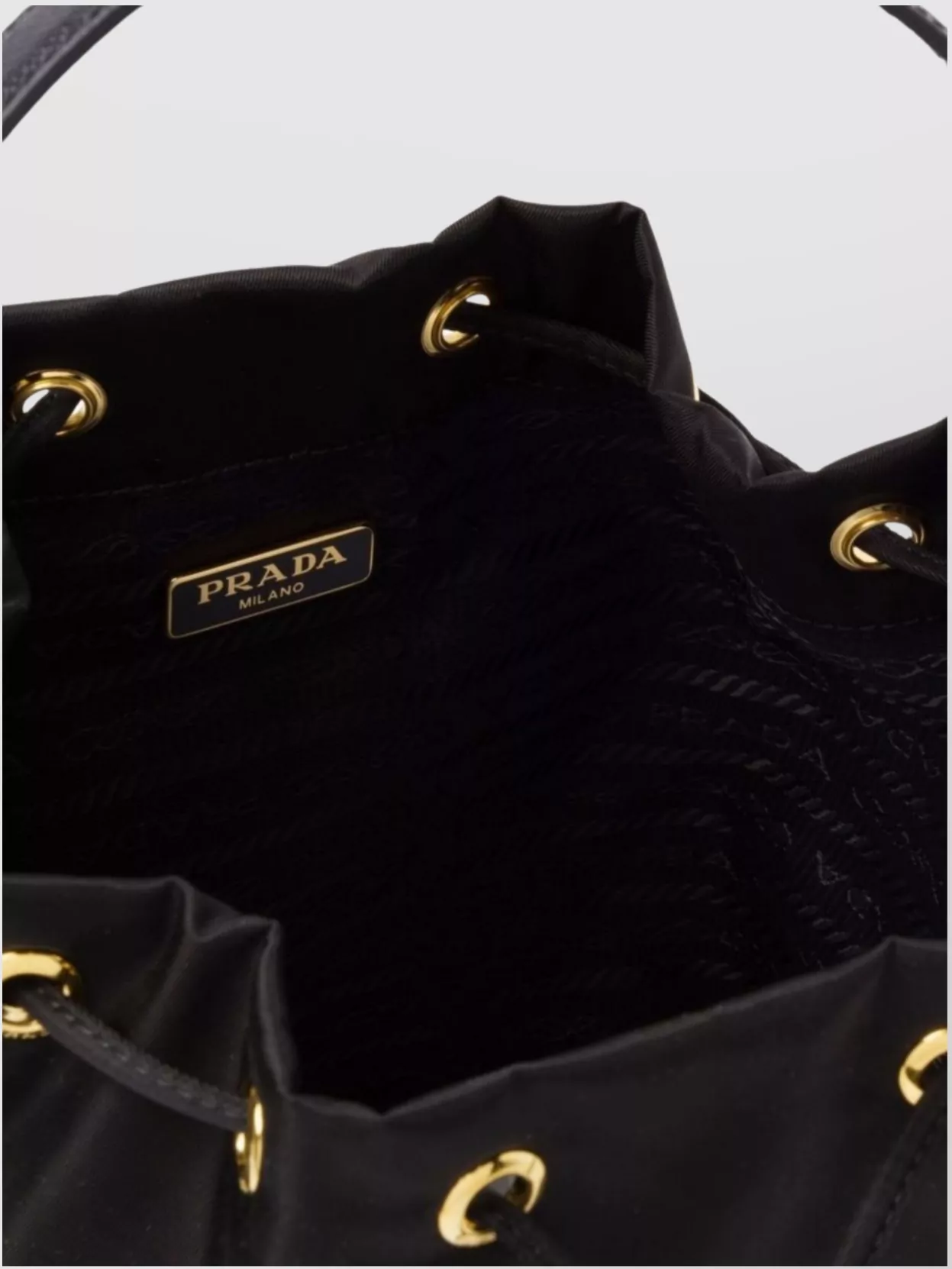 Prada Contemporary Re-Nylon Bucket Bag Design