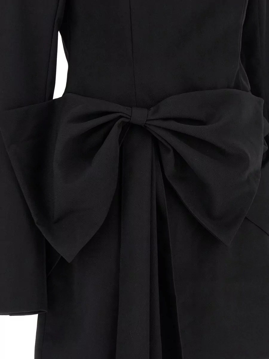 Rotate Birger Christensen Bow Appliqué Mini Dress