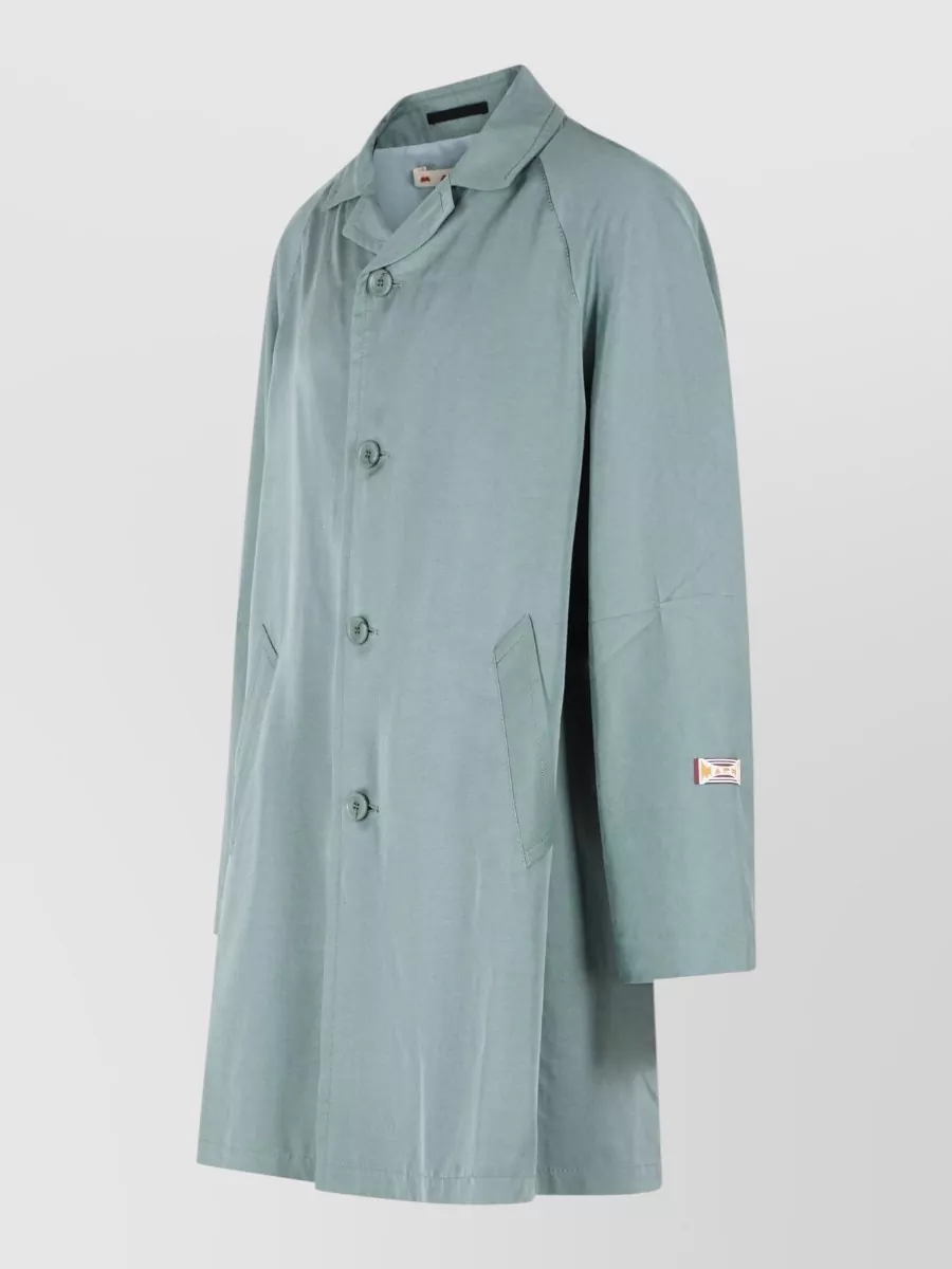 Marni Lyocell Trench Coat Raglan Sleeves