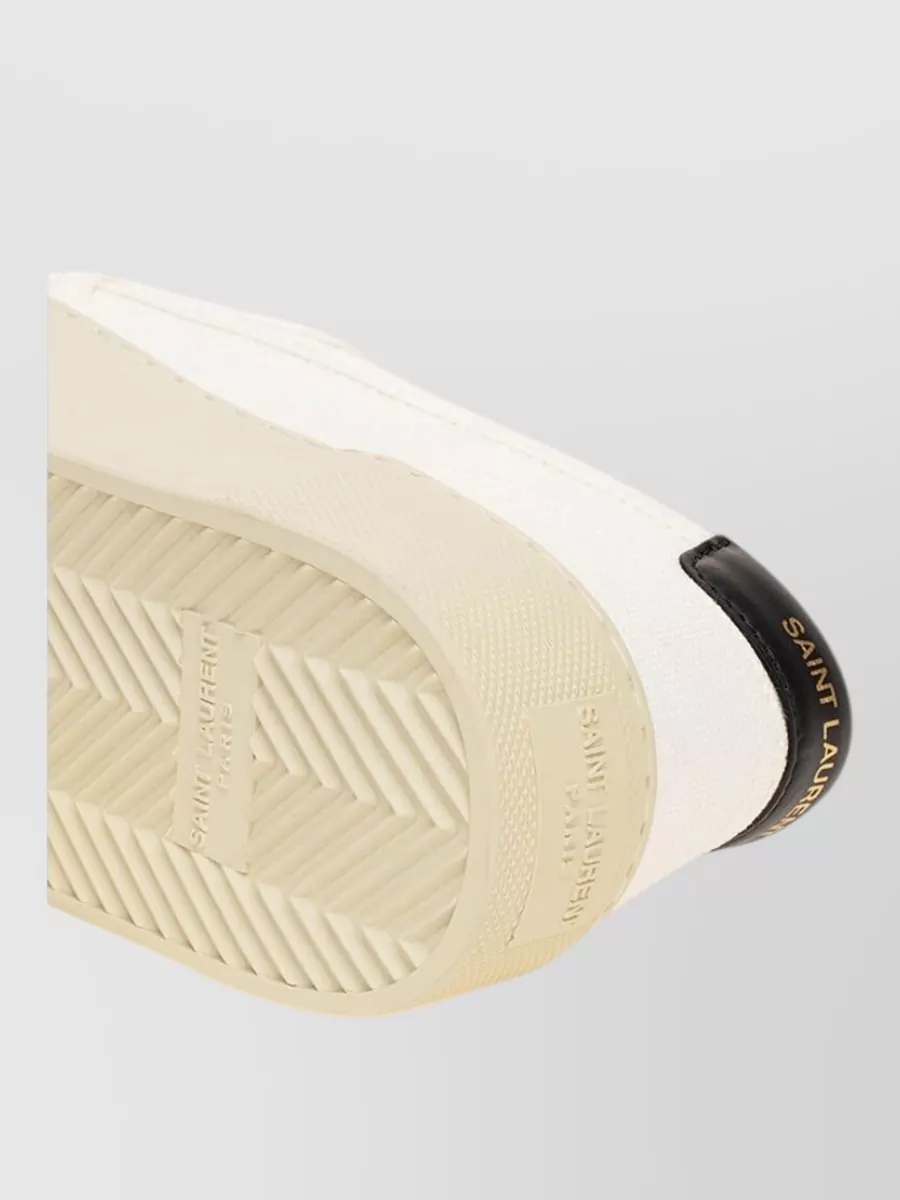 Saint Laurent Cotton Slip-On Sneakers