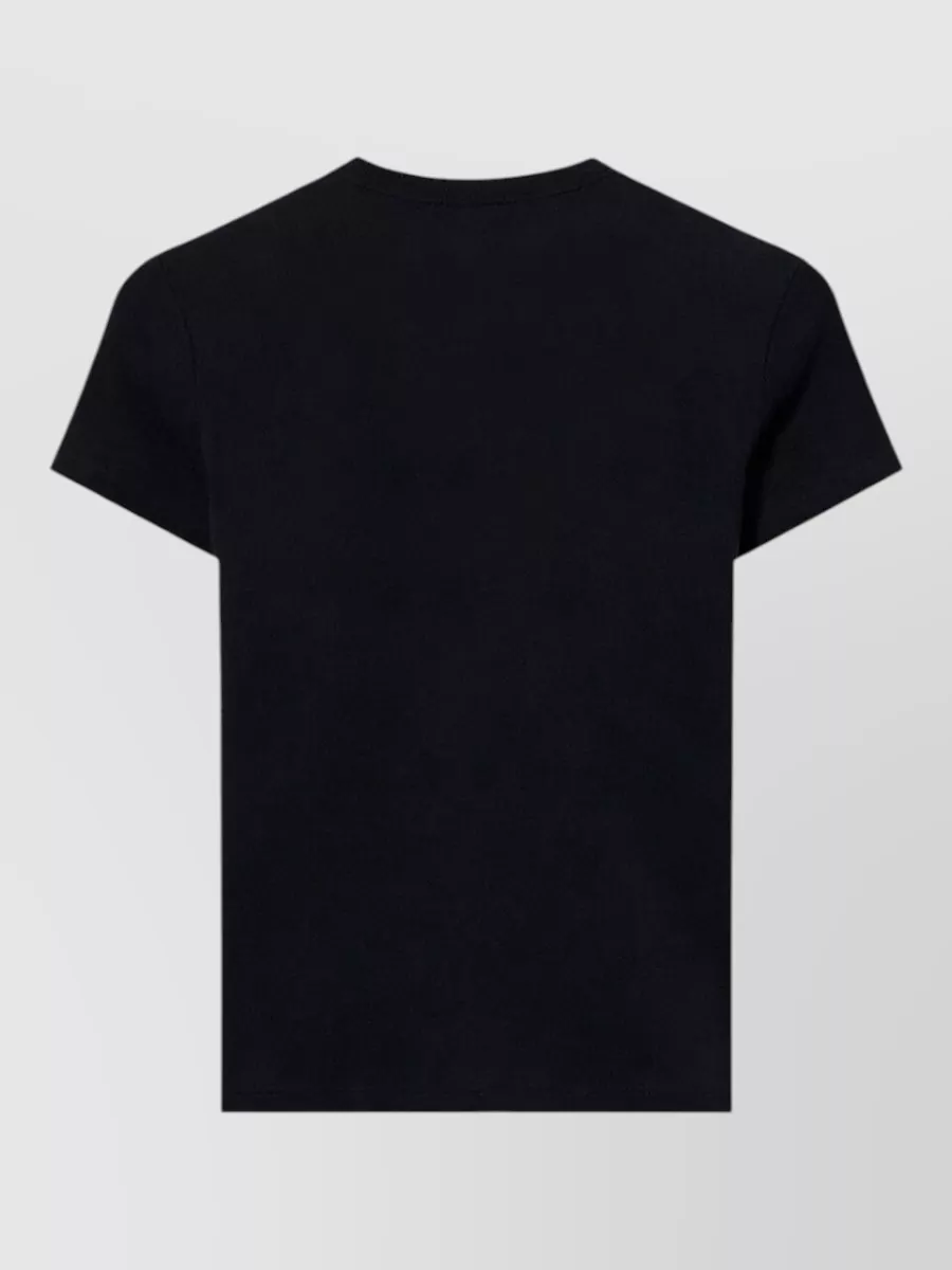 Off-White Logo Crew Neck Slim Fit T Shirt