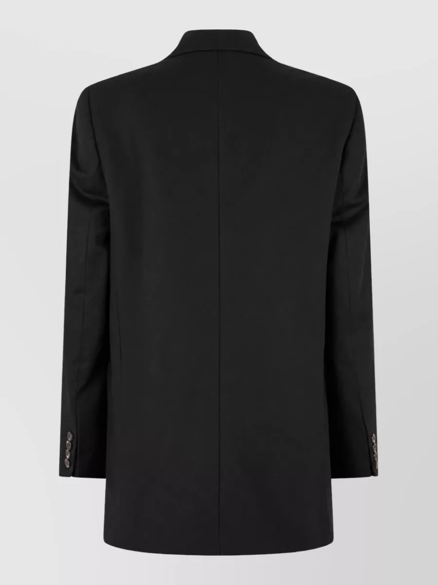 S Max Mara Virgin Wool Double-Breasted Blazer