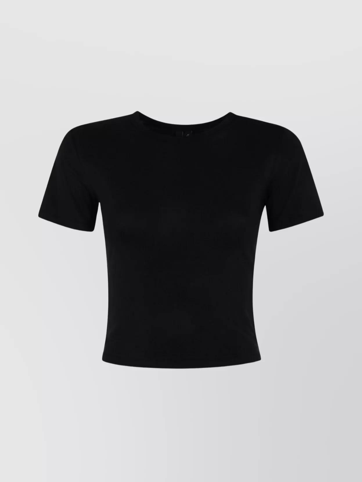 Entire Studios Short Sleeve Cropped Crew Neck Top