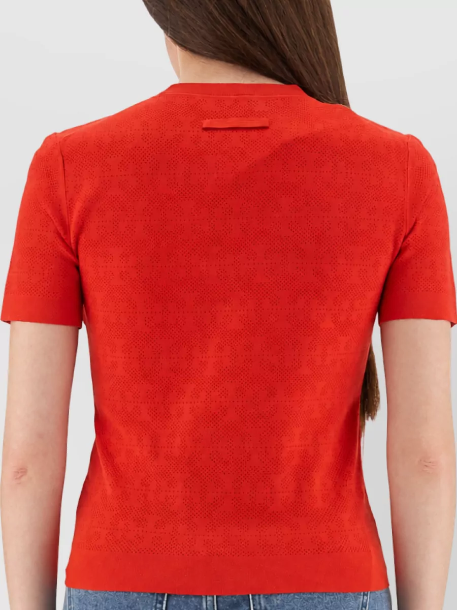 Tory Burch Jacquard Jersey T-Shirt