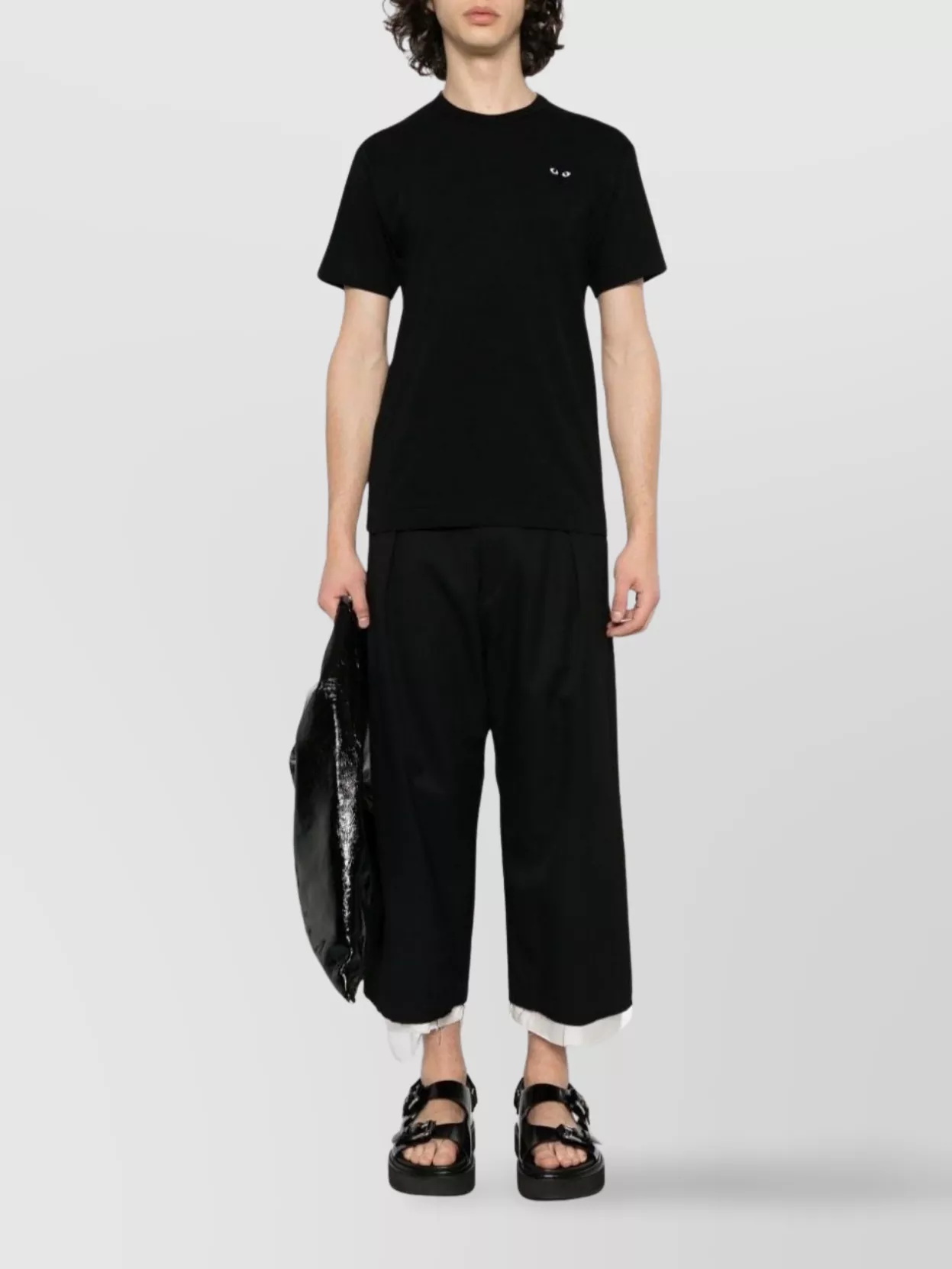 Comme Des Garçons Heart Patch Unisex Jersey T-Shirt