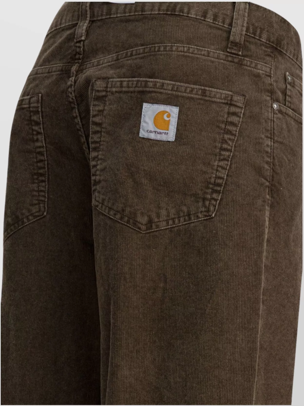 Carhartt Wip Five-Pocket Trousers With Back Patch Pockets