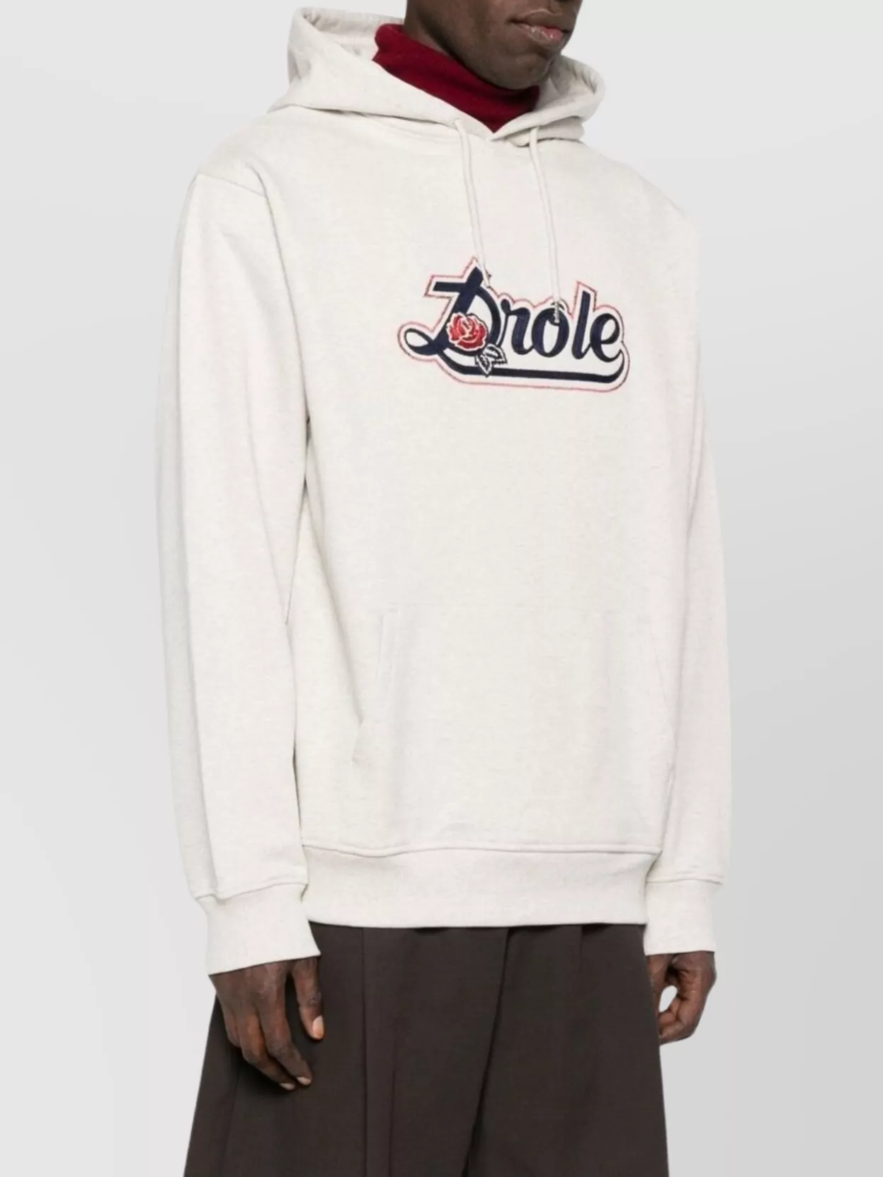 Drôle De Monsieur Logo Hoodie And Kangaroo Pocket