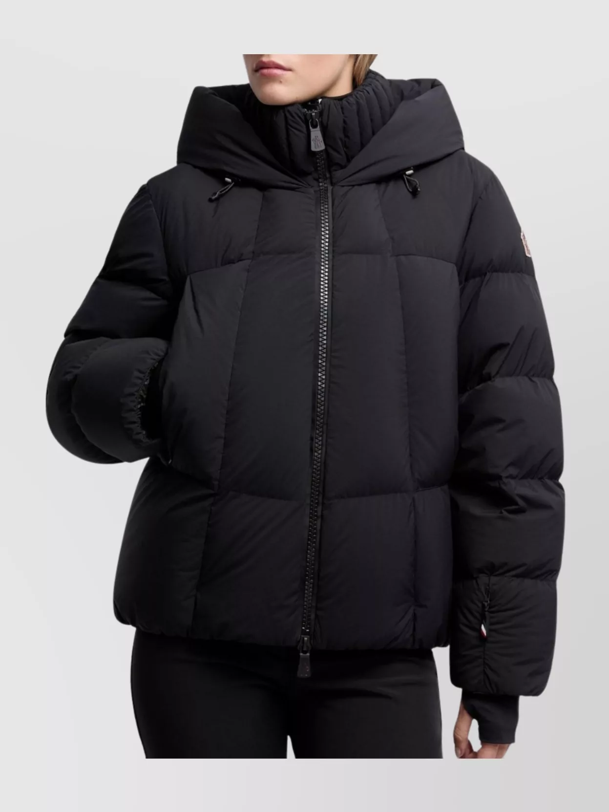 Moncler Hooded Down Ski Jacket Drawstring