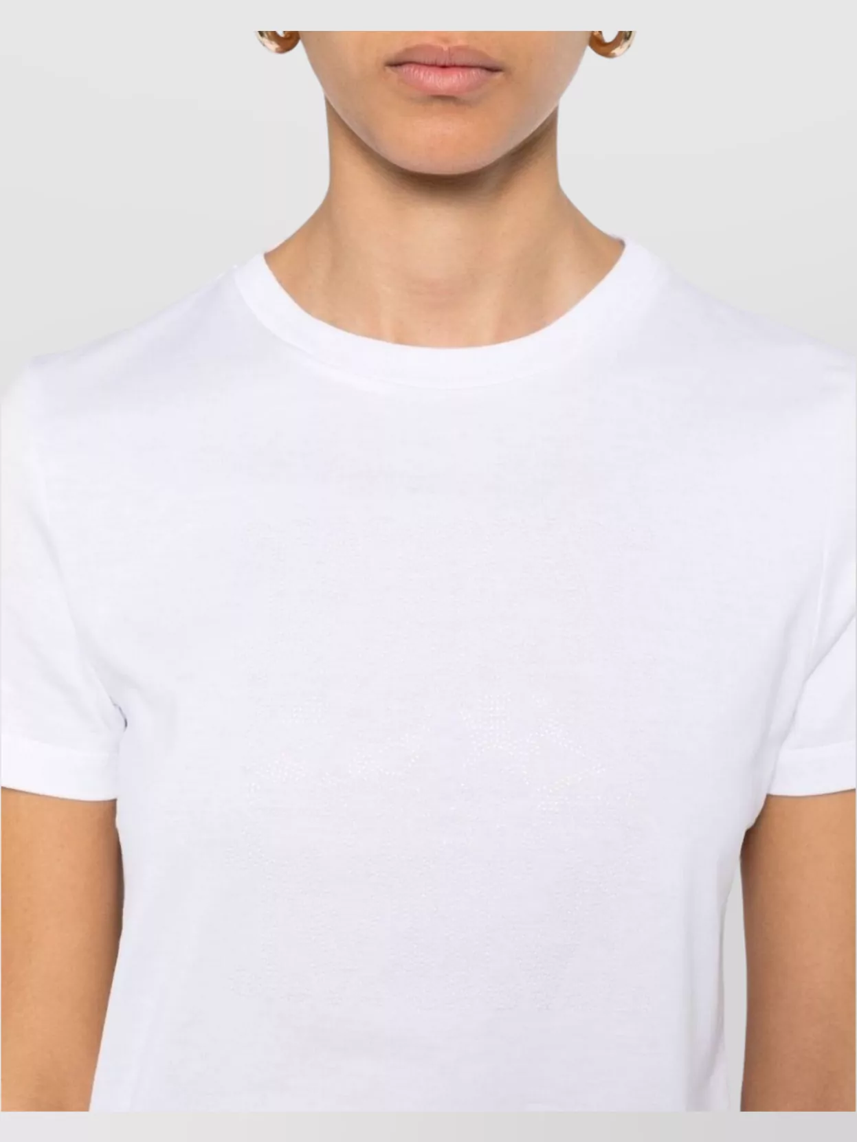 Max Mara Short Sleeves Crew Neck Regular Fit Plain