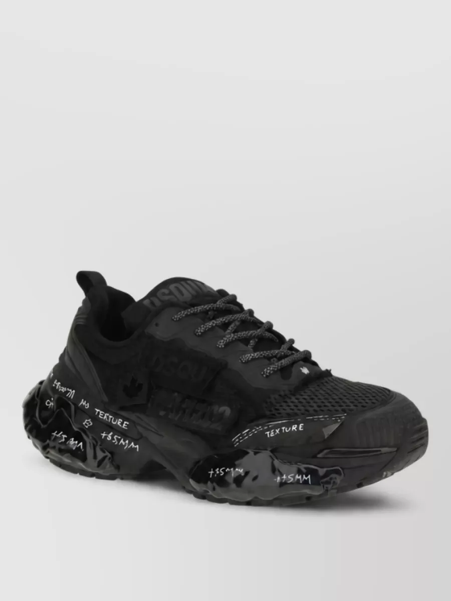 Dsquared2 polyester low-top sneakers