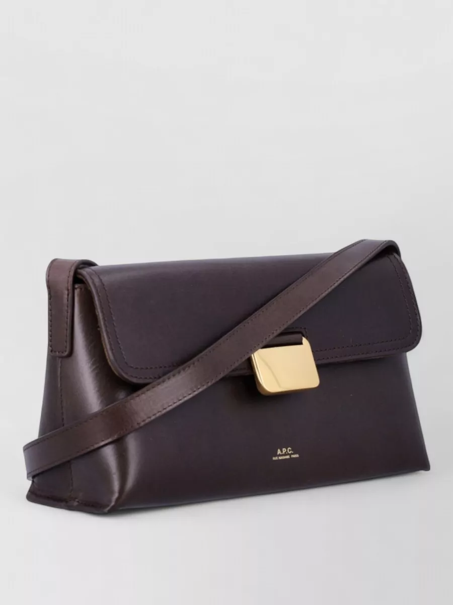 A.p.c. Small Leather Clutch Bag