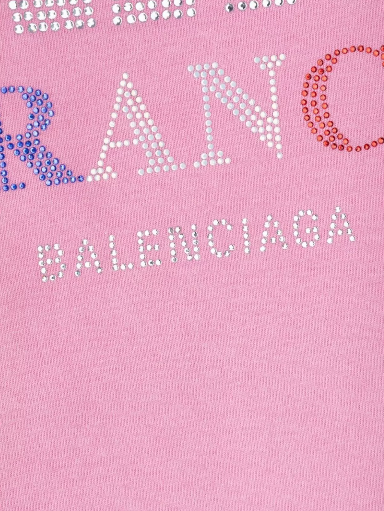 Balenciaga Crew Neck Graphic Print Short Sleeves Top