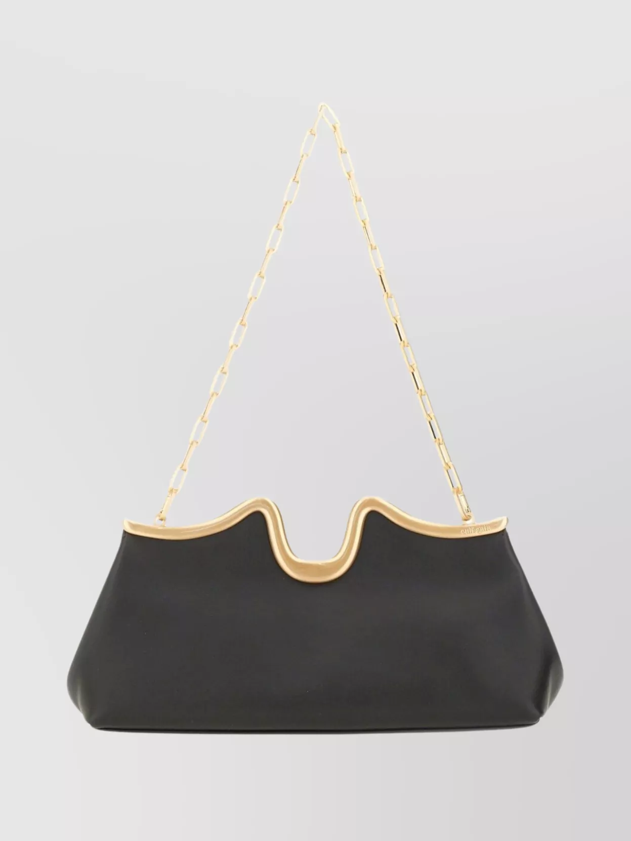 Cult Gaia Curved Clutch Bag Chain Strap