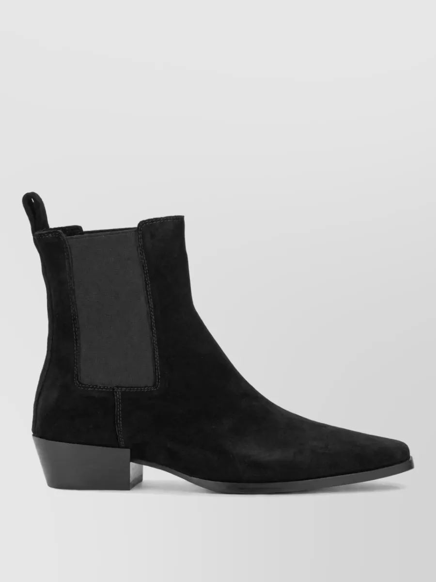 Strategia Suede Leather Ankle Boots