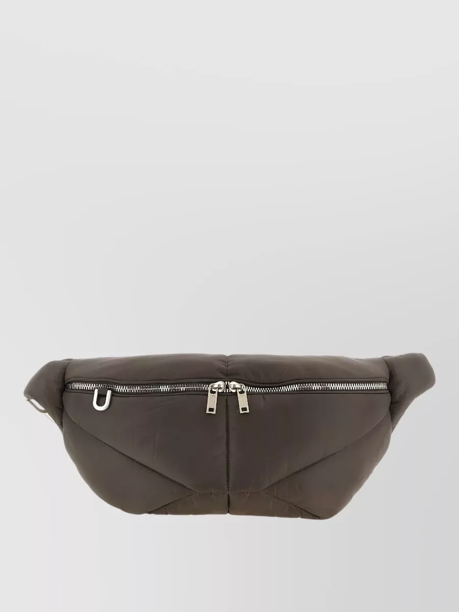 Rick Owens Moncler Quilted Messenger Bag Adjustable Strap