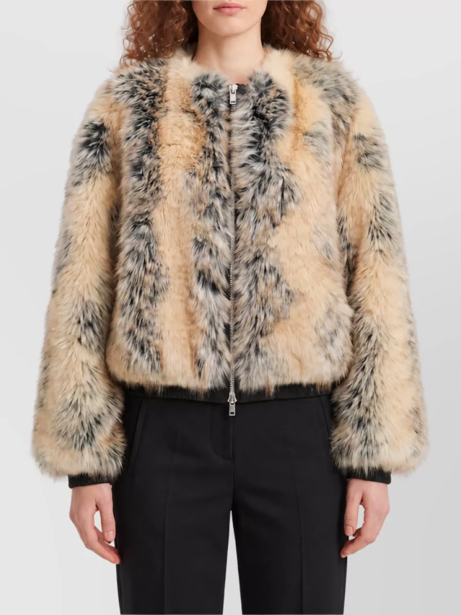 The Frankie Shop Faux fur bomber jacket