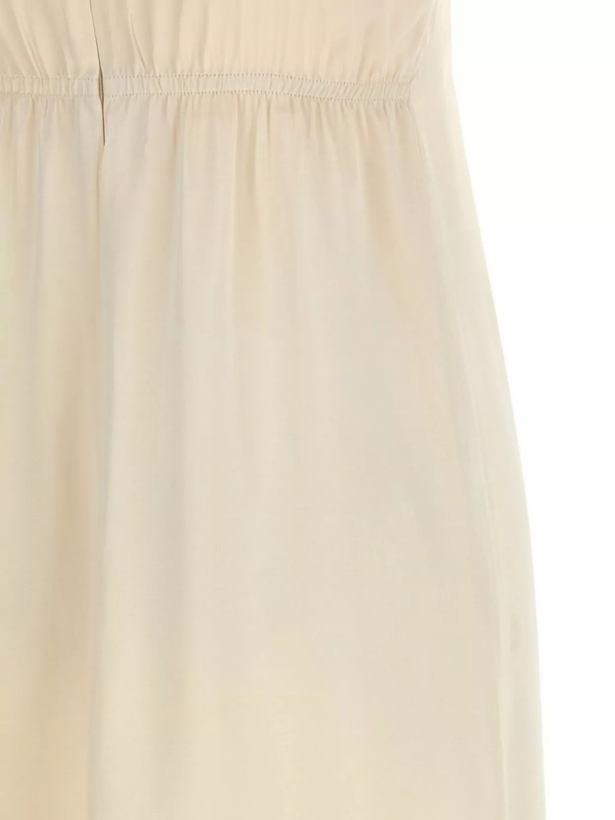 Peserico Satin Dress With Spaghetti Straps And V-Neckline