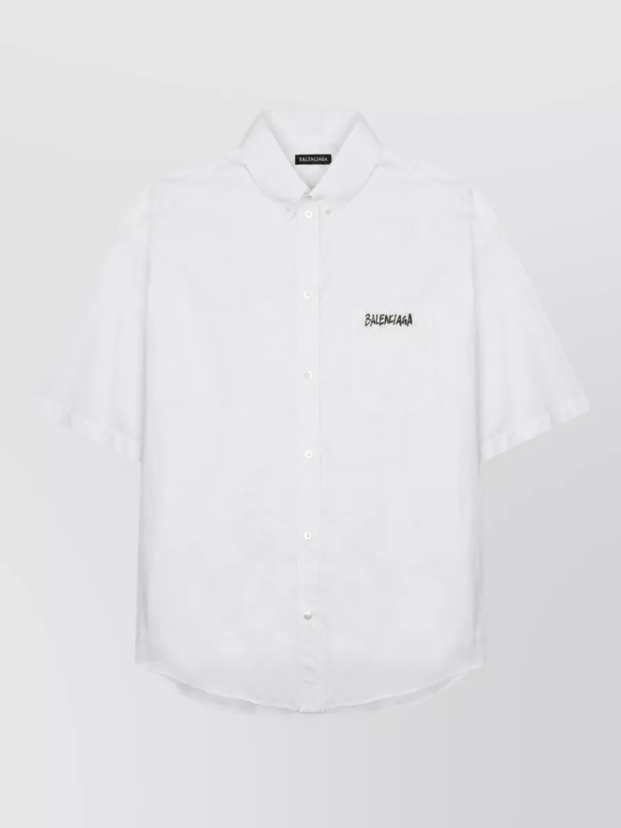 Balenciaga cotton logo shirt