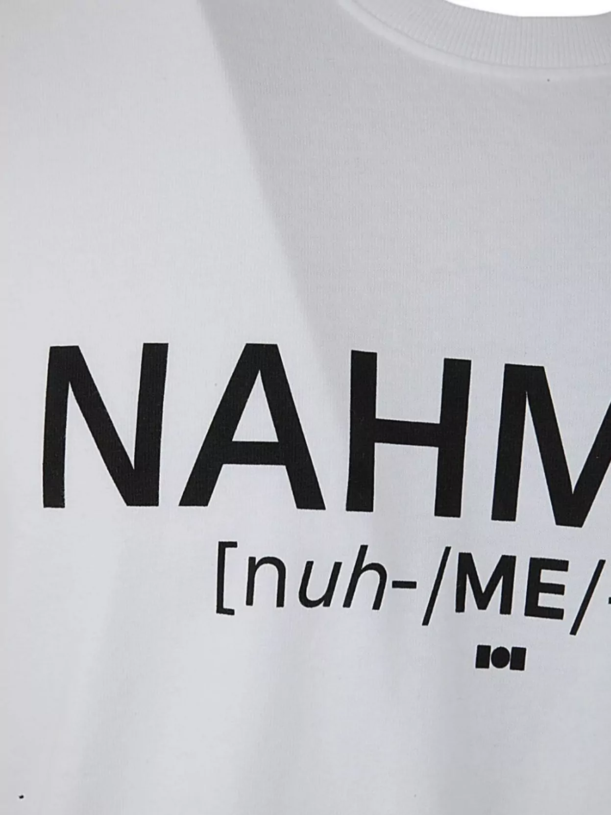 Nahmias Crew Neck Short Sleeve T-Shirt Pronunciation