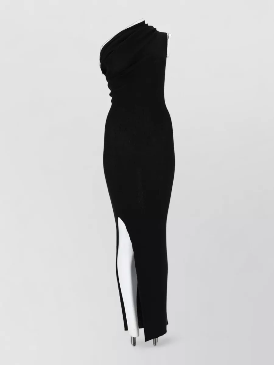 Rick Owens wool knit maxi dress