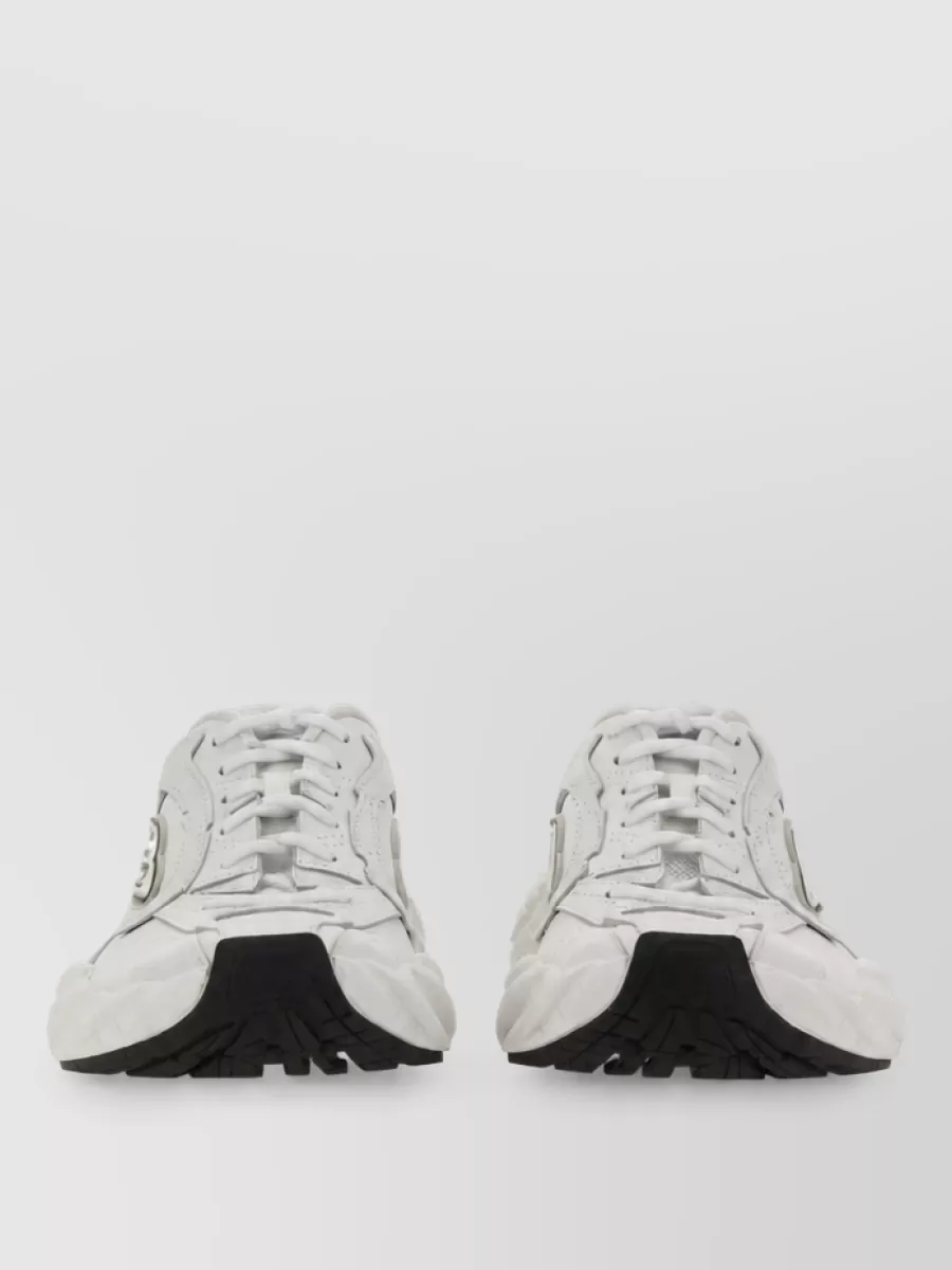 Balenciaga Leather Low-Top Sneakers