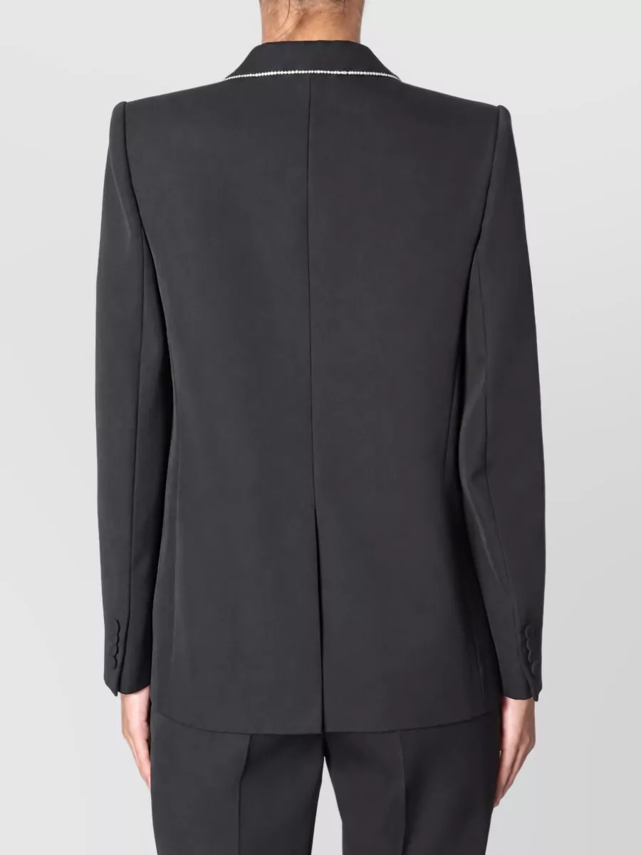 Givenchy Wool Crystal-Embellished Blazer