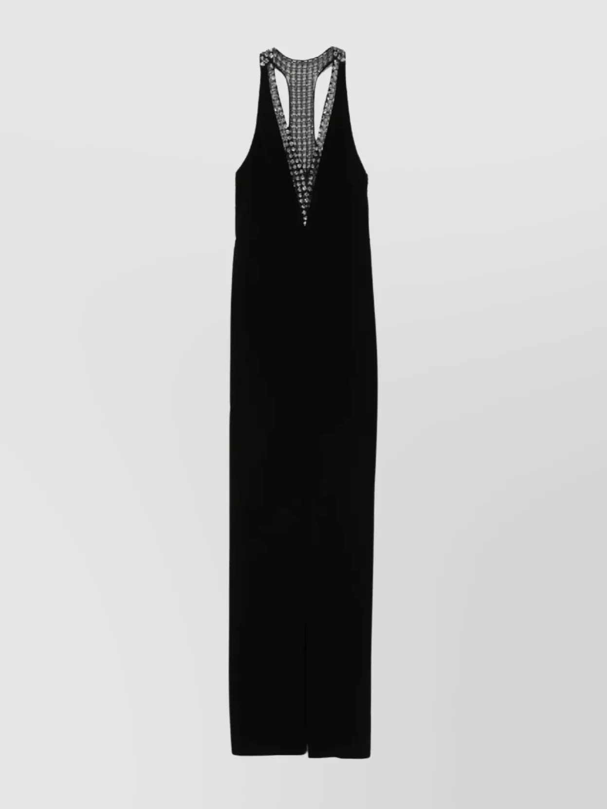 Max Mara Embellished Sleeveless Racerback Dress