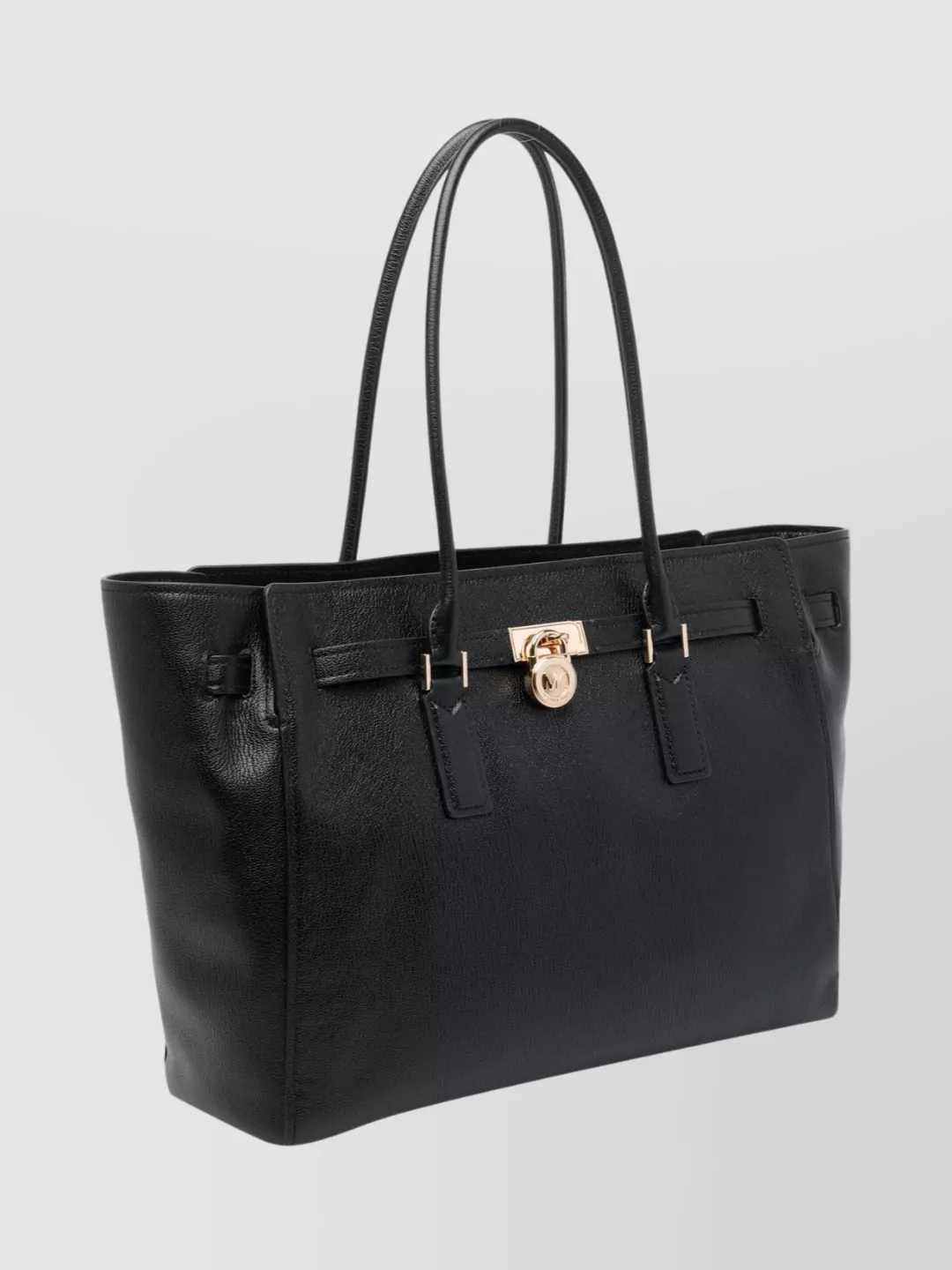 Michael Michael Kors Structured Leather Tote Dual Strap Design