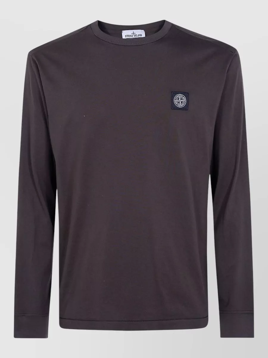 Stone Island cotton long-sleeve t-shirt