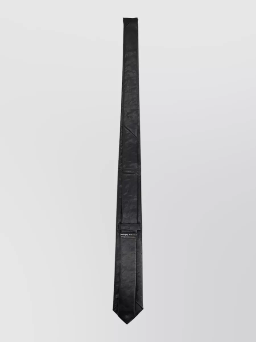 Our Legacy leather tie