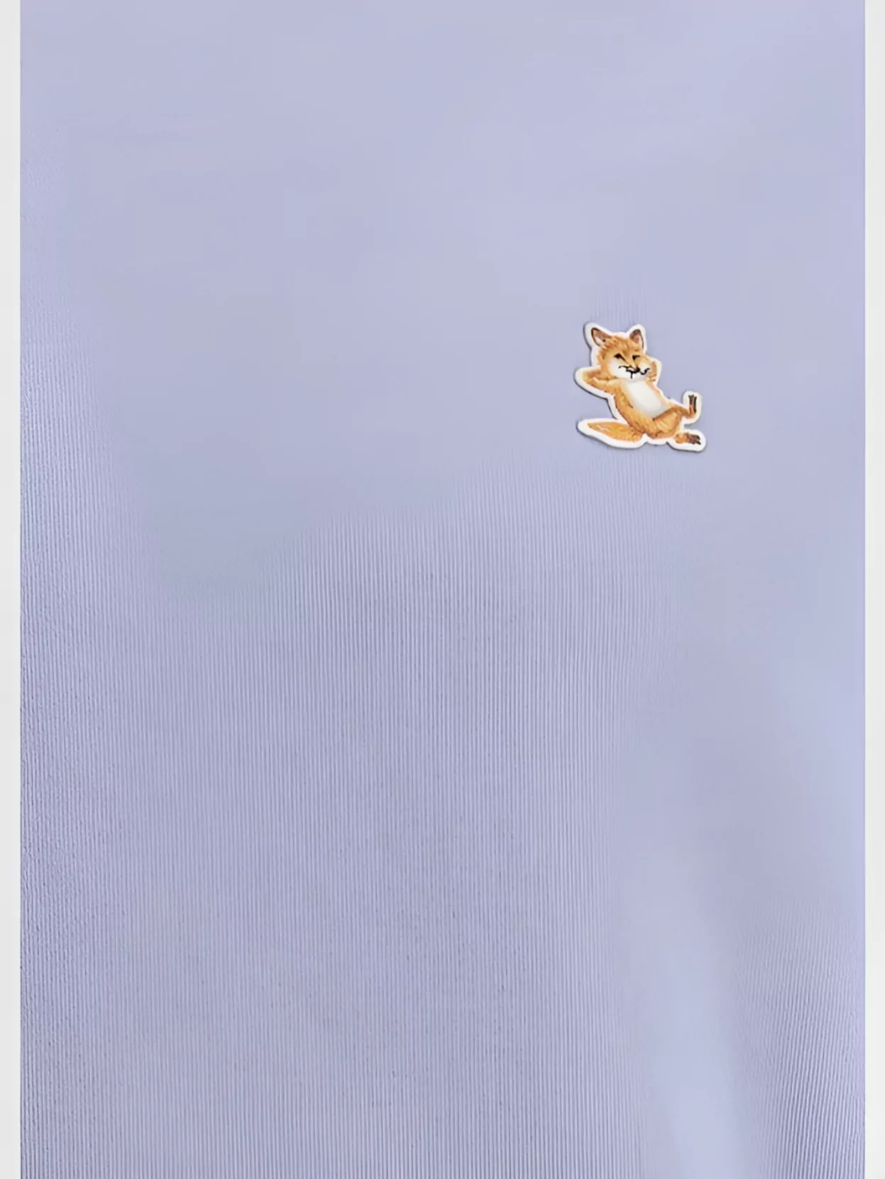 Maison Kitsuné Fox Patch Cotton Sweatshirt